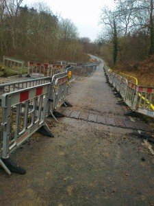 Metal barriers erected across Oxford Road