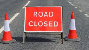 Road Closed Sign
